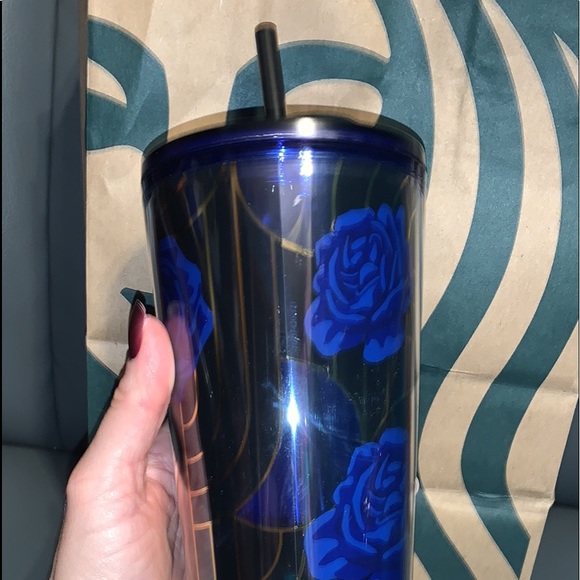 ❌SOLD❌Starbucks Fall 2020 blue rose 24oz tumbler - Picture 5 of 10